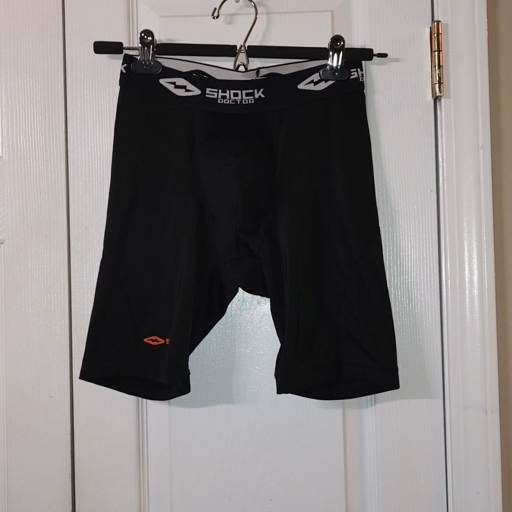 Kids CORE COMPRESSION SHORT WITH CUP POCKET Cuo protector shorts baseball Sz S